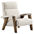 Contemporary Nora Armchair Design 3D model small image 1