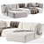 Sleek Design, Cozy Comfort Sofa 3D model small image 4