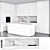 Neoclassic Kitchen with Fisher & Paykel Appliances 3D model small image 3