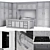  Neoclassic Kitchen Set with Objects 3D model small image 6