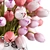 Tulips Bouquet in Vase 3D model small image 3