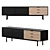 Elegant Wood TV Cabinet - Teulat 3D model small image 1