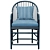 Elegant Rattan Pavilion Chair 3D model small image 3