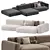 Tamamm Sky Modular Sofa: Corona Render 3D model small image 1