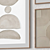 Wall Art Set with Frames 3D model small image 2