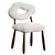  Heavenly Bouclé Upholstered Chair 3D model small image 1