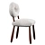  Heavenly Bouclé Upholstered Chair 3D model small image 3