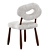  Heavenly Bouclé Upholstered Chair 3D model small image 4