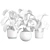 Tropical Trio 3D Potted Plants 3D model small image 17