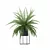 Modern Fern in Decorative Pot 3D model small image 3