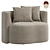 Modern Minimalist NOS Armchair Design 3D model small image 1