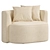 Modern Minimalist NOS Armchair Design 3D model small image 3