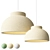 Modern Grain Pendant Lamp Ø39, Ø59 3D model small image 1