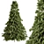 Snowy Pine Tree Set 284 3D model small image 1