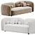 Modern Bodrum Sofa Set 3D 3D model small image 1