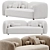 Modern Bodrum Sofa Set 3D 3D model small image 2