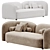 Modern Bodrum Sofa Set 3D 3D model small image 3