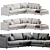 Modern Rendez Vous Sofa Design 3D model small image 1
