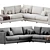 Modern Rendez Vous Sofa Design 3D model small image 3