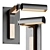 Modern Pivot Sconce by Liaigre 3D model small image 1