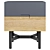 LORA Bedside Table 2 Drawers 3D model small image 2
