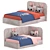 Kid Bed Set 01 Dimensions 3D model small image 1