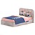 Kid Bed Set 01 Dimensions 3D model small image 2