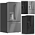 GE Refrigerator 3D Model Collection 3D model small image 3