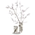 Branch Blooms Decor Set 3D model small image 4