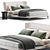 Elegant 2013 Gentleman Night Bed 3D model small image 1