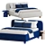 Venta Bed Set, divan.ru 3D model small image 1