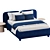 Venta Bed Set, divan.ru 3D model small image 2