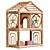 Real-size Dollhouse Playhouse Set 3D model small image 4