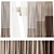 Elegant Drapery Curtain 16 3D model small image 1