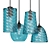 ImperiumLoft Blue RIB Pendant Light 3D model small image 1