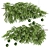 Festive Hanging Christmas Tree 3D model small image 1