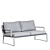 Outdoor Sofa Phoenix Molteni C 3D model small image 3