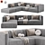 Luxury Shangai Sofa by Poliform 3D model small image 5