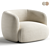 Modern Fabric Armchair by Marac 3D model small image 3