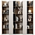 Modular Bookcase with High-Quality Textures 3D model small image 1