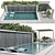 Luxury Pool and Landscape Elements 3D model small image 7