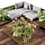 Landscape Seating Area No.9 3D model small image 3