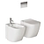 Essence-C Ceramic Bathroom Fixtures 3D model small image 2