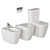 Happy D.2 Ceramic Bathroom Set 3D model small image 2