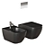 Happy D.2 Ceramic Bathroom Set 3D model small image 3