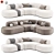 Elegant Bjorn L Sofa Design 3D model small image 2