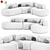 Elegant Bjorn L Sofa Design 3D model small image 6