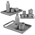 Modern Kitchen Decor Set 17 3D model small image 6