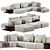 Modern Westside Sofa Design by Poliform 3D model small image 1