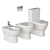 Darling New Ceramic Bathroom Set 3D model small image 2